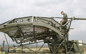 262. rtpr - radiolokátor RL-4AS - demontáž antény