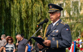 Projev velitele Vzdušných sil AČR generálmajora Petra Hromka